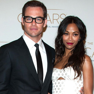 Chris Pine, Zoe Saladna Chris Pine, Zoe Saladna